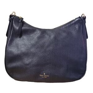 Kate Spade Handbag New York Mulberry Street Vivian Black Pebble Leather Hobo